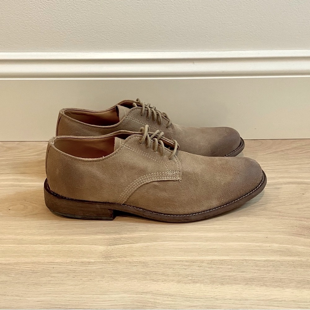 Suede Lace Up Oxfords NEW